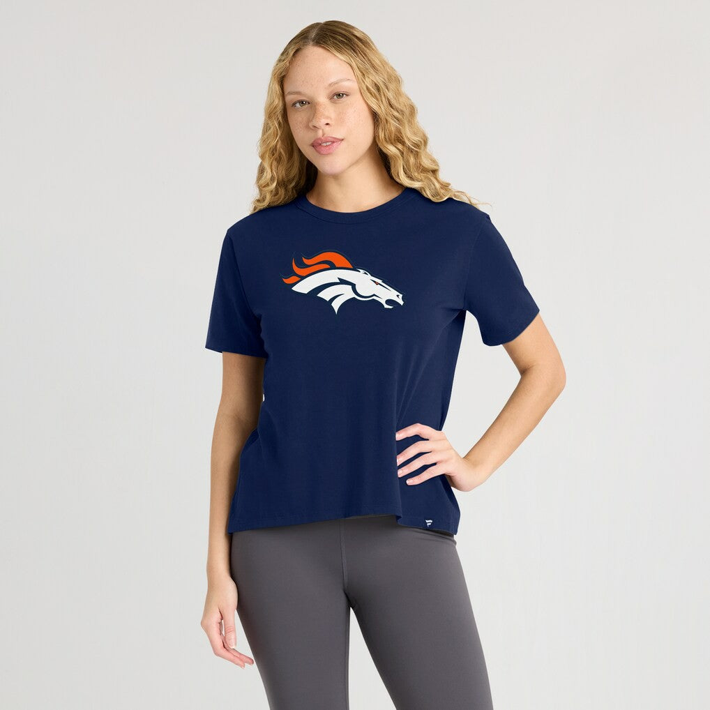 Denver Broncos Women's Essential Legacy T-Shirt - Navy - Fanatics