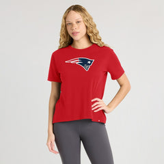 New England Patriots Women's Essential Legacy T-Shirt - Red - Fanatics