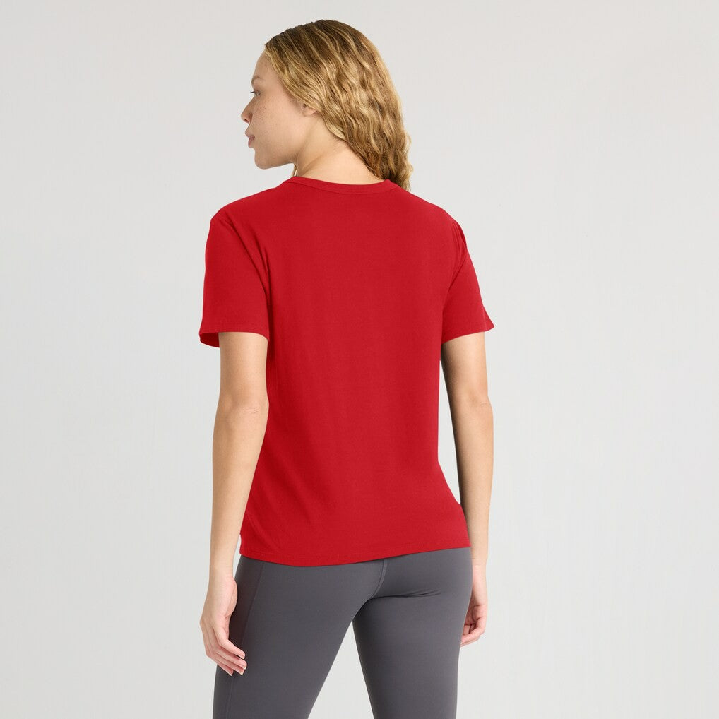 New England Patriots Women's Essential Legacy T-Shirt - Red - Fanatics