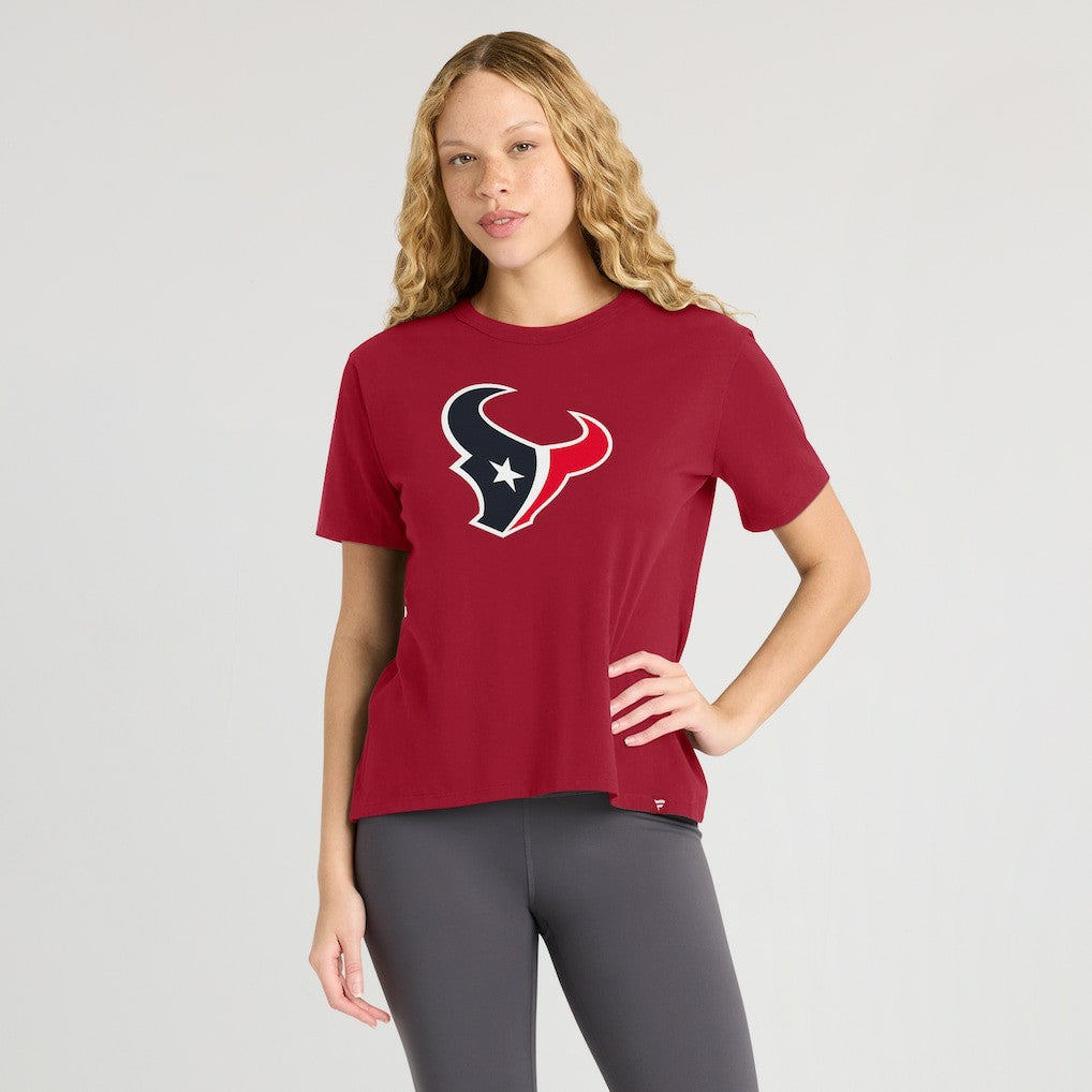 Houston Texans Women's Essential Legacy T-Shirt - Red - Fanatics