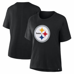 Pittsburgh Steelers Women's Essential Legacy T-Shirt - Black - Fanatics