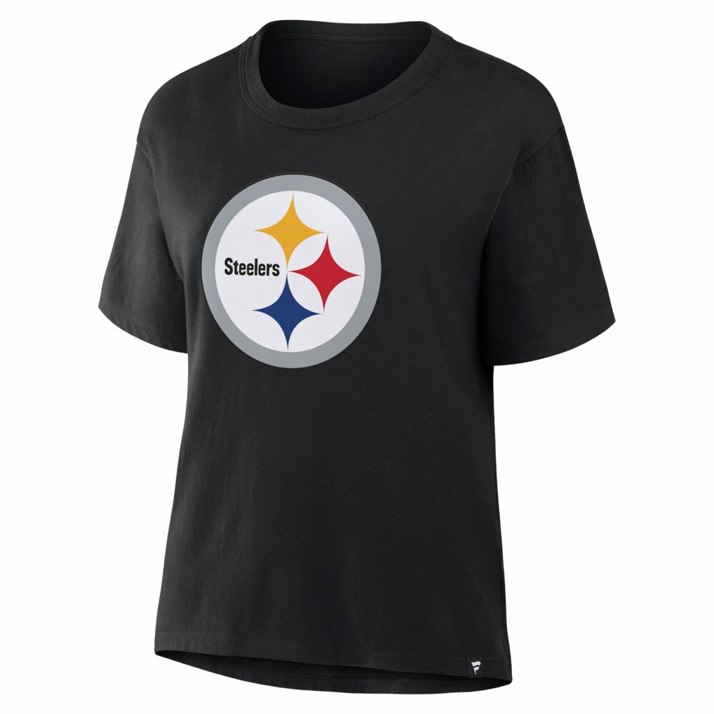 Pittsburgh Steelers Women's Essential Legacy T-Shirt - Black - Fanatics