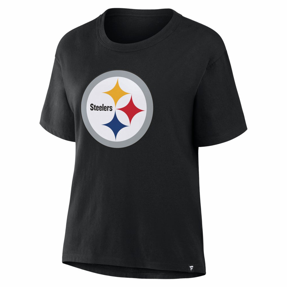 Pittsburgh Steelers Women's Essential Legacy T-Shirt - Black - Fanatics