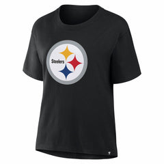 Pittsburgh Steelers Women's Essential Legacy T-Shirt - Black - Fanatics