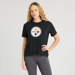 Pittsburgh Steelers Women's Essential Legacy T-Shirt - Black - Fanatics