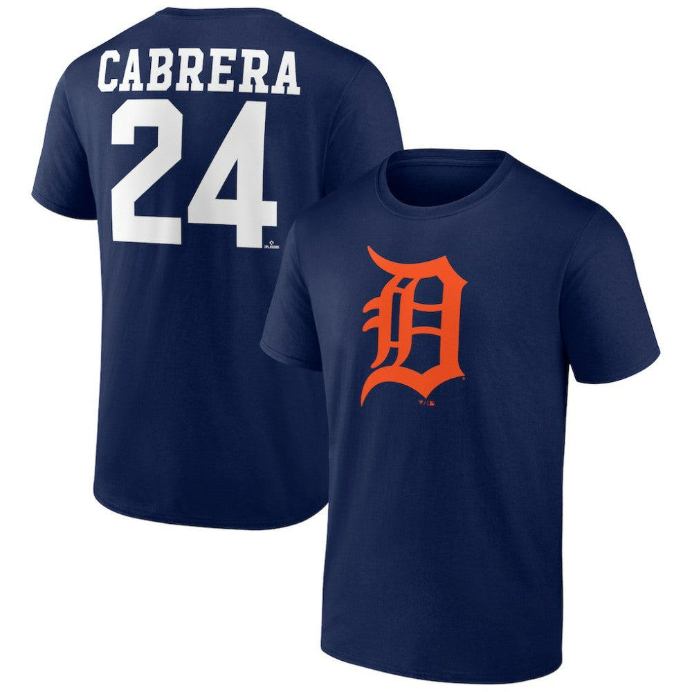 Miguel Cabrera Detroit Tigers Player Icon Name & Number T-Shirt Outlet