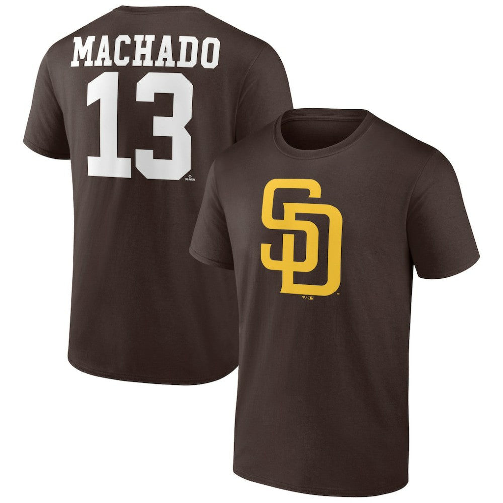 Manny Machado San Diego Padres Player Icon Name & Number T-Shirt Sale
