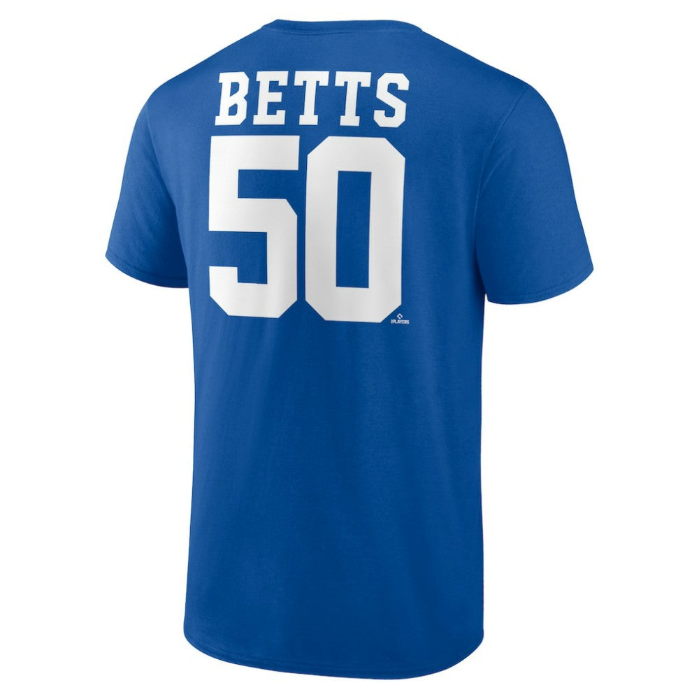 Mookie Betts Los Angeles Dodgers Player Icon Name & Number T-Shirt Outlet