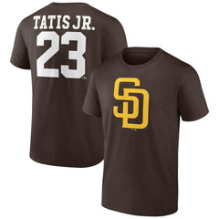 Fernando Tatis Jr. San Diego Padres Player Icon Name & Number T-Shirt Outlet