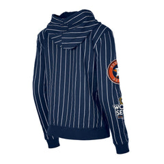 Houston Astros New Era Women's Pinstripe Tri-Blend Full-Zip Hoodie Jacket Online