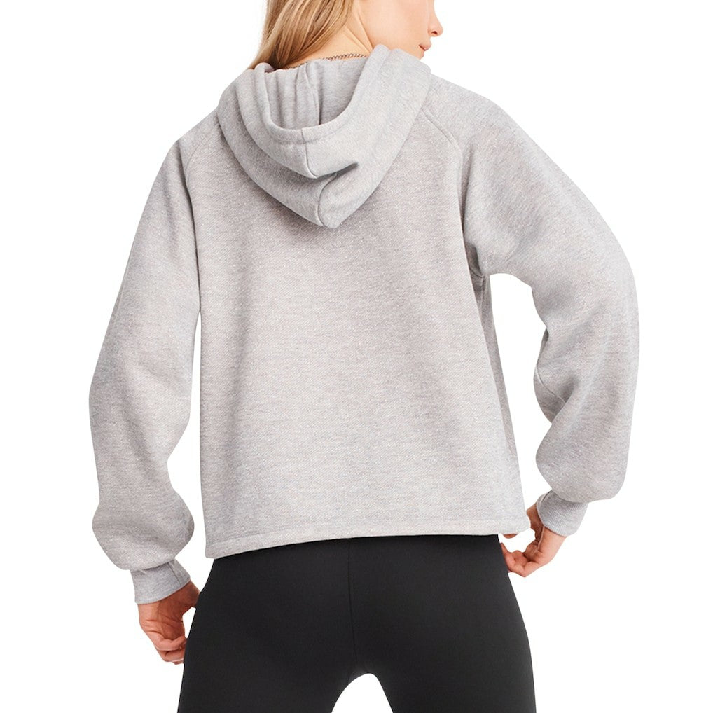 Cleveland Browns DKNY Sport Women's Debbie Dolman Raglan Pullover Hoodie - Heather Gray - NFL