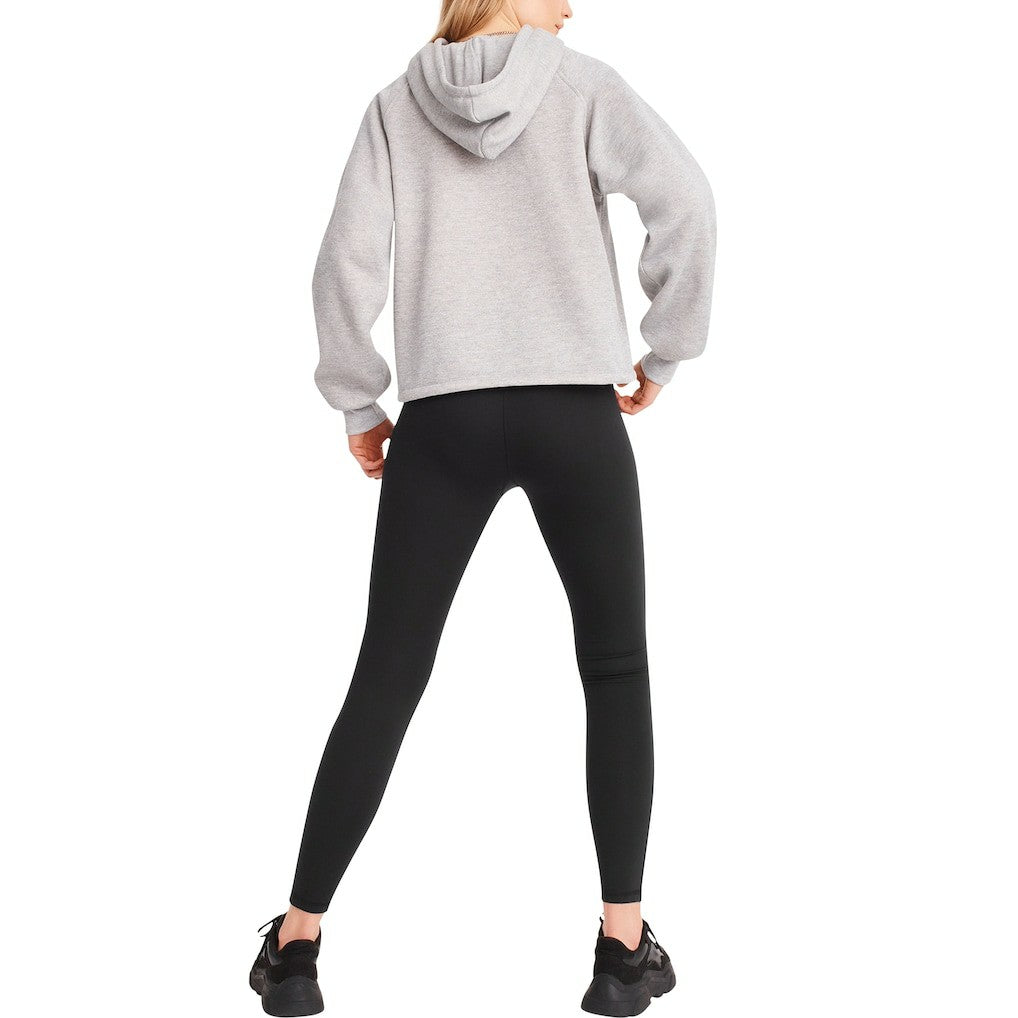 Los Angeles Rams DKNY Sport Women's Debbie Dolman Raglan Pullover Hoodie - Heather Gray - NFL