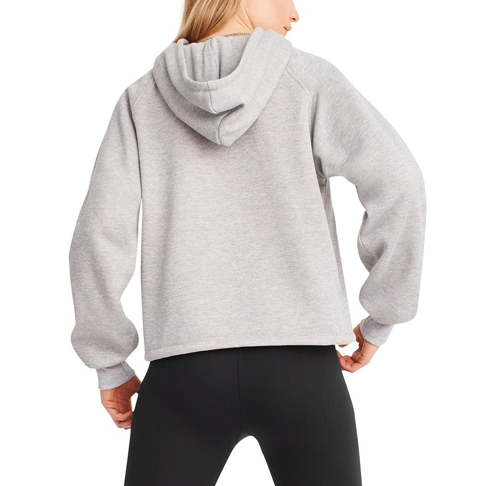 New York Giants DKNY Sport Women's Debbie Dolman Raglan Pullover Hoodie - Heather Gray - NFL