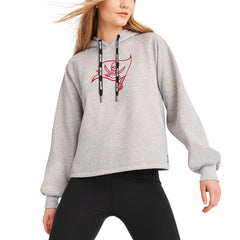 Tampa Bay Buccaneers DKNY Sport Women's Debbie Dolman Raglan Pullover Hoodie - Heather Gray - NFL