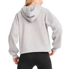 Tampa Bay Buccaneers DKNY Sport Women's Debbie Dolman Raglan Pullover Hoodie - Heather Gray - NFL