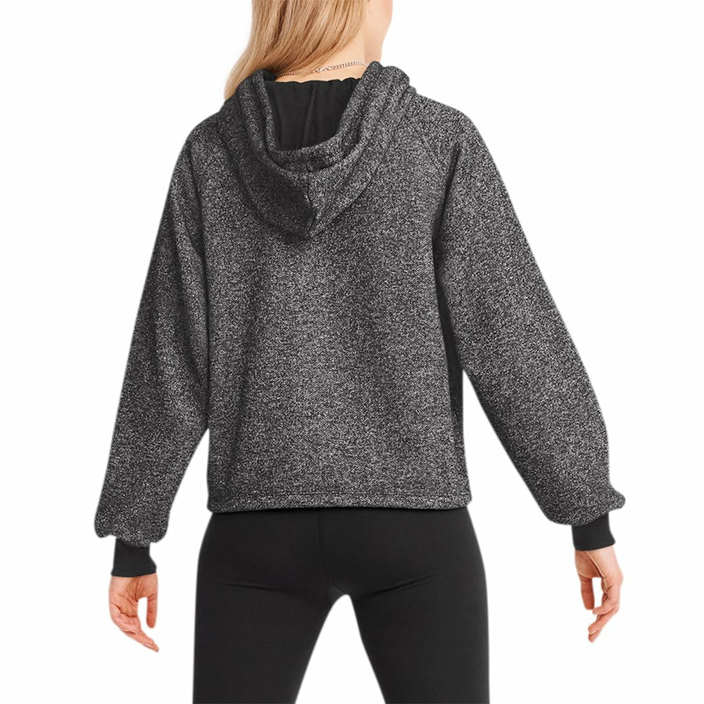 Washington Commanders DKNY Sport Women's Debbie Dolman Raglan Pullover Hoodie - Black - NFL