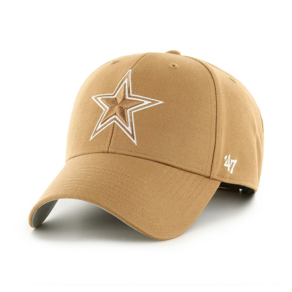 Dallas Cowboys '47 Ballpark MVP Adjustable Hat - Tan - 47 brand