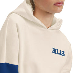 Buffalo Bills Tommy Hilfiger Women's Harriet Pullover Hoodie - Cream/Royal - NFL