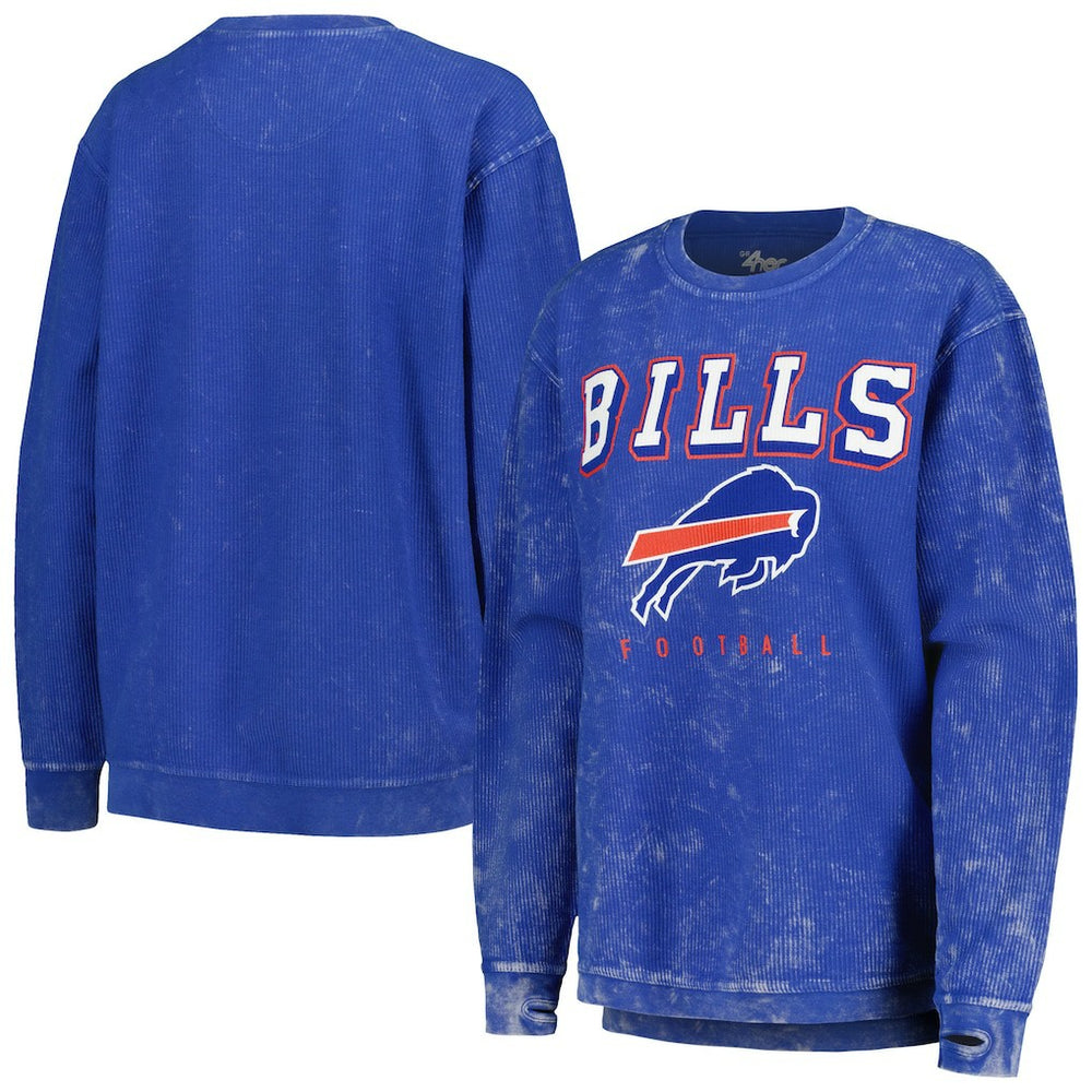 Buffalo Bills G-III 4Her by Carl Banks Women's Comfy Cord Pullover Sweatshirt - Royal - NFL