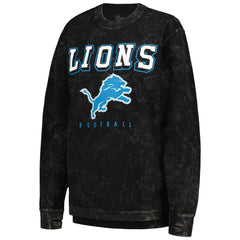 Detroit Lions G-III 4Her by Carl Banks Women's Comfy Cord Pullover Sweatshirt - Black - NFL