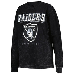 Las Vegas Raiders G-III 4Her by Carl Banks Women's Comfy Cord Pullover Sweatshirt - Black - NFL