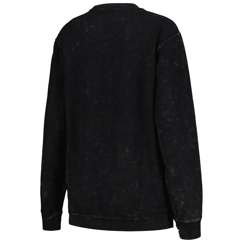 Las Vegas Raiders G-III 4Her by Carl Banks Women's Comfy Cord Pullover Sweatshirt - Black - NFL
