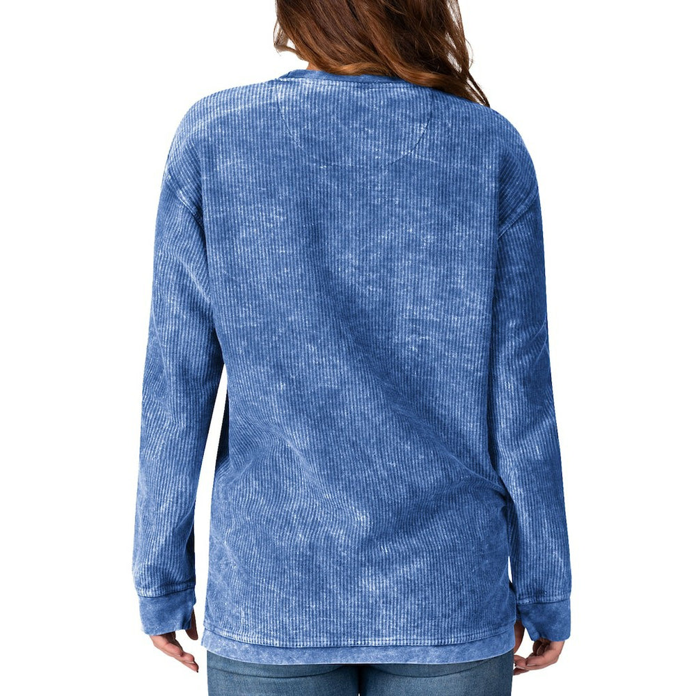 Los Angeles Chargers G-III 4Her by Carl Banks Women's Comfy Cord Pullover Sweatshirt - Powder Blue - NFL