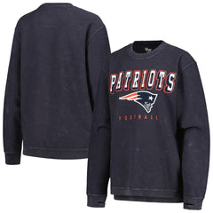 New England Patriots G-III 4Her by Carl Banks Women's Comfy Cord Pullover Sweatshirt - Navy - NFL