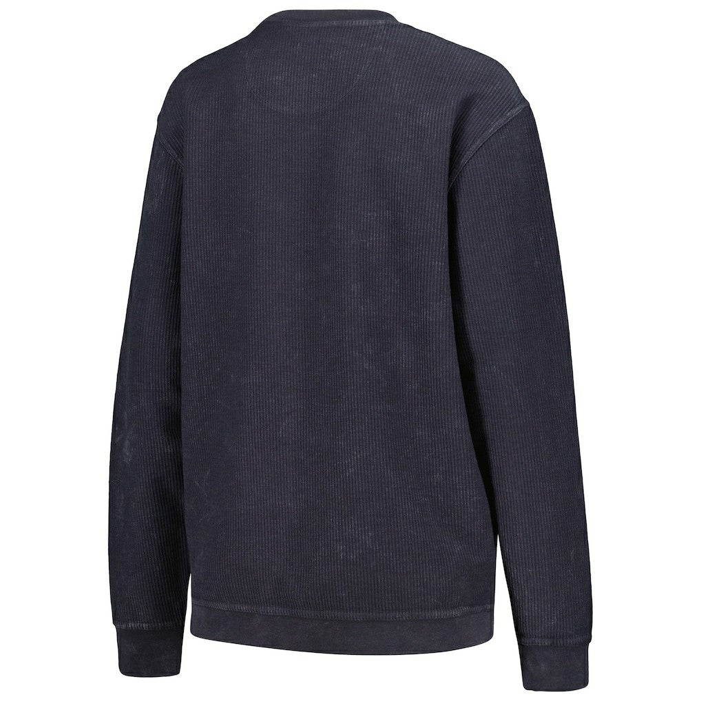 New England Patriots G-III 4Her by Carl Banks Women's Comfy Cord Pullover Sweatshirt - Navy - NFL