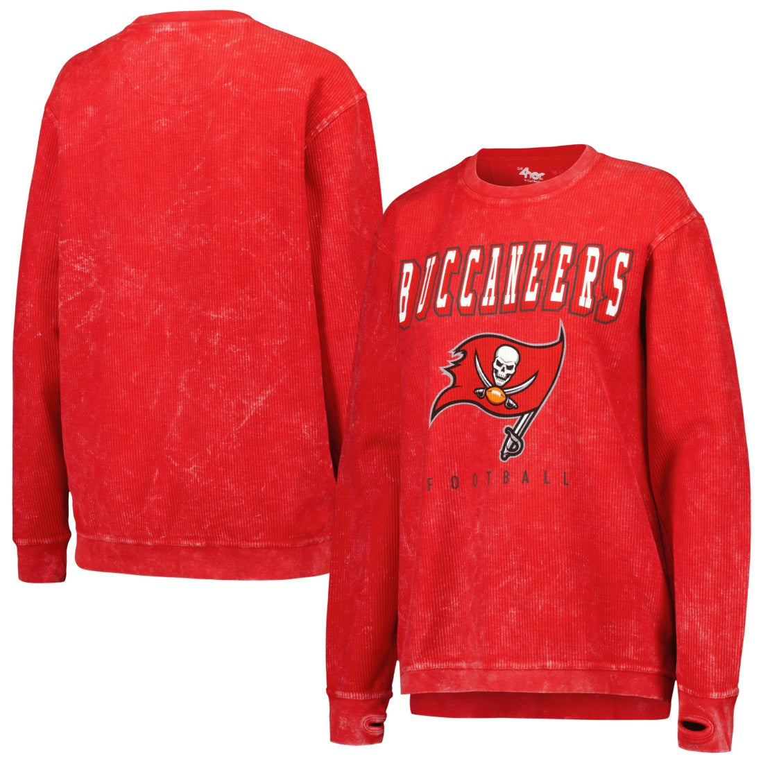 Tampa Bay Buccaneers G-III 4Her by Carl Banks Women's Comfy Cord Pullover Sweatshirt - Red - NFL