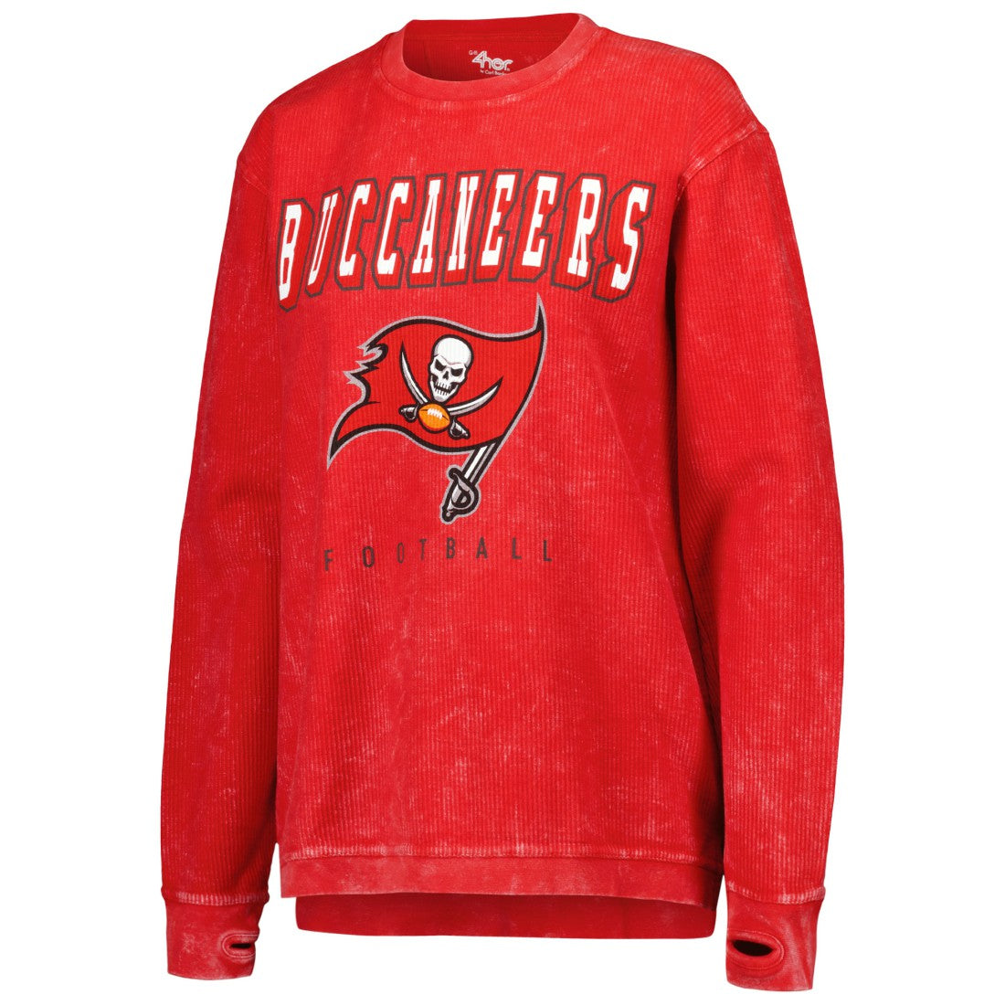 Tampa Bay Buccaneers G-III 4Her by Carl Banks Women's Comfy Cord Pullover Sweatshirt - Red - NFL