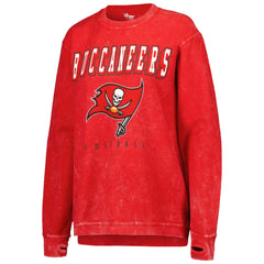 Tampa Bay Buccaneers G-III 4Her by Carl Banks Women's Comfy Cord Pullover Sweatshirt - Red - NFL