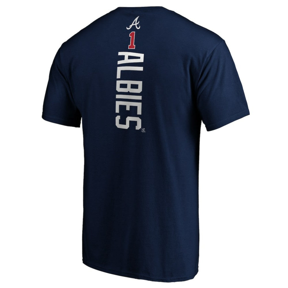 Ozzie Albies Atlanta Braves Playmaker Name & Number T-Shirt Near Me