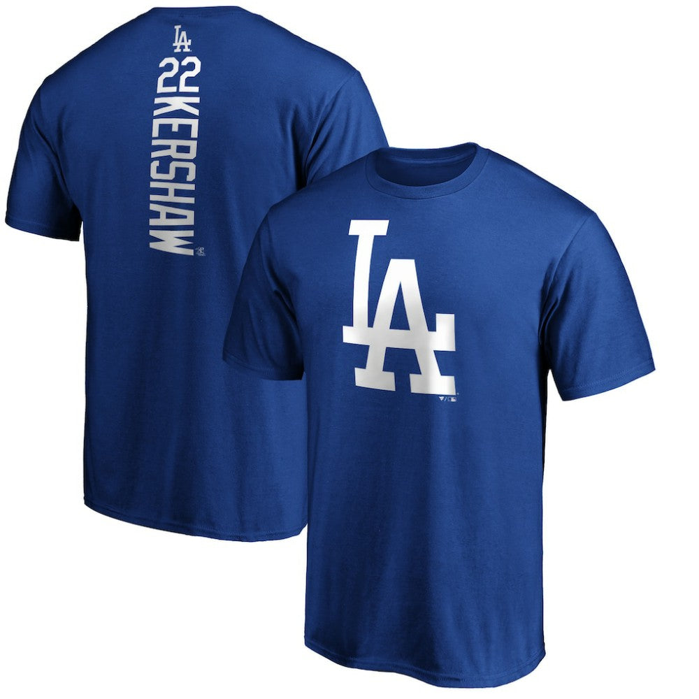 Clayton Kershaw Los Angeles Dodgers Playmaker Name & Number T-Shirt for sale