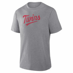 Minnesota Twins Fanatics Play Tribute Tri-Blend T-Shirt Outlet