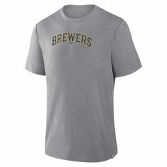 Milwaukee Brewers Fanatics Play Tribute Tri-Blend T-Shirt Sale