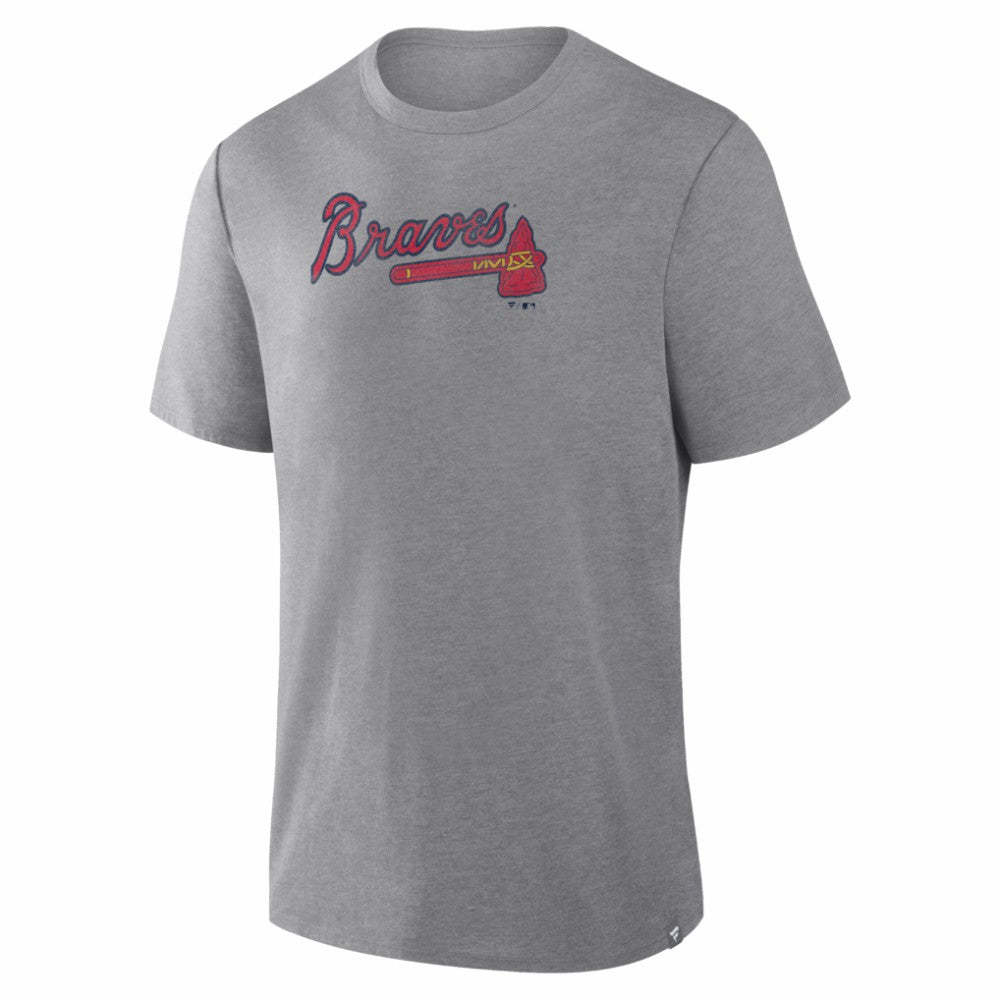 Atlanta Braves Fanatics Play Tribute Tri-Blend T-Shirt Outlet
