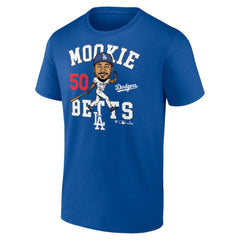 Mookie Betts Los Angeles Dodgers Caricature T-Shirt Discount