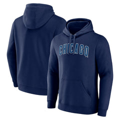 Chicago Cubs Official Wordmark Pullover Hoodie Discount