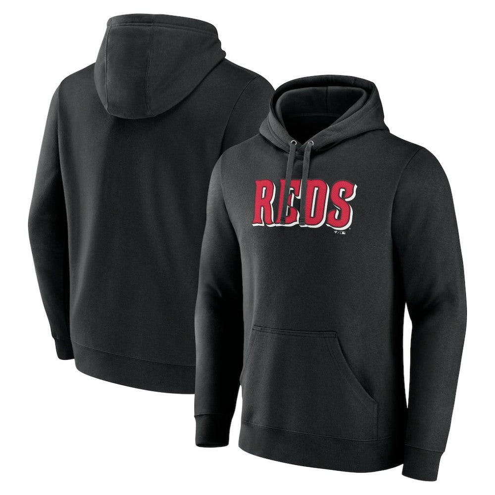 Cincinnati Reds Official Wordmark Pullover Hoodie Sale