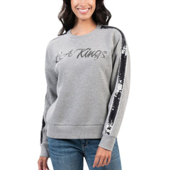 Los Angeles Kings G-III 4Her by Carl Banks Women's Penalty Box Pullover Sweatshirt - Gray | NHL near me