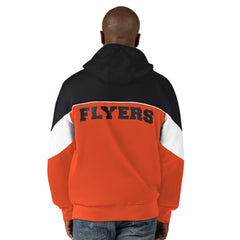 Philadelphia Flyers Starter Power Forward Full-Zip Hoodie - Black/Orange | NHL online