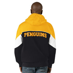 Pittsburgh Penguins Starter Power Forward Full-Zip Hoodie - Black/Gold | NHL online