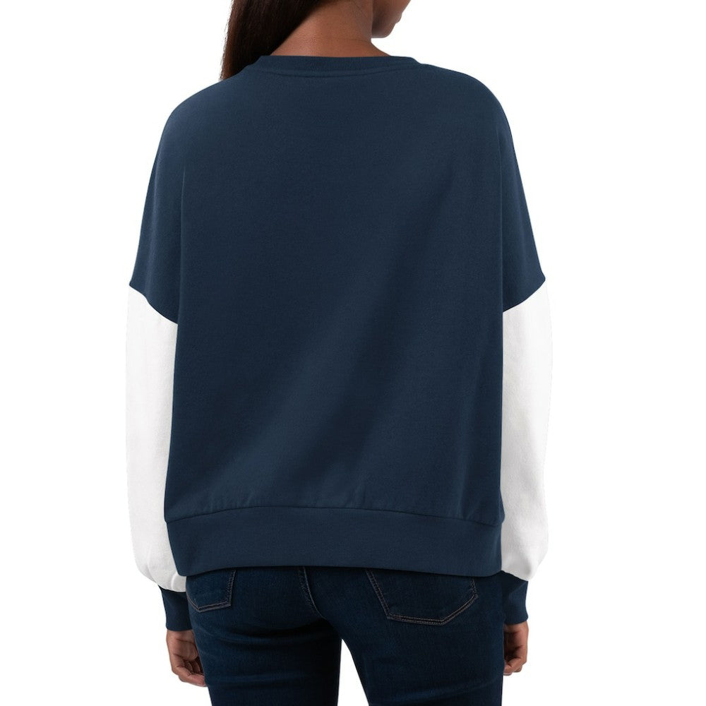 Seattle Kraken G-III 4Her by Carl Banks Women's Team Pride Pullover Sweatshirt - Deep Sea Blue | NHL Clearance