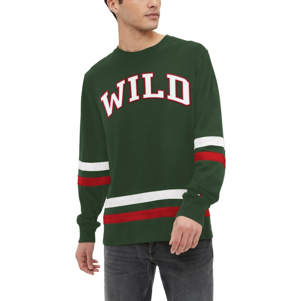 Minnesota Wild Tommy Hilfiger Nolan Long Sleeve T-Shirt - Green | NHL discount