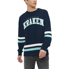 Seattle Kraken Tommy Hilfiger Nolan Long Sleeve T-Shirt - Navy | NHL Lifestyle
