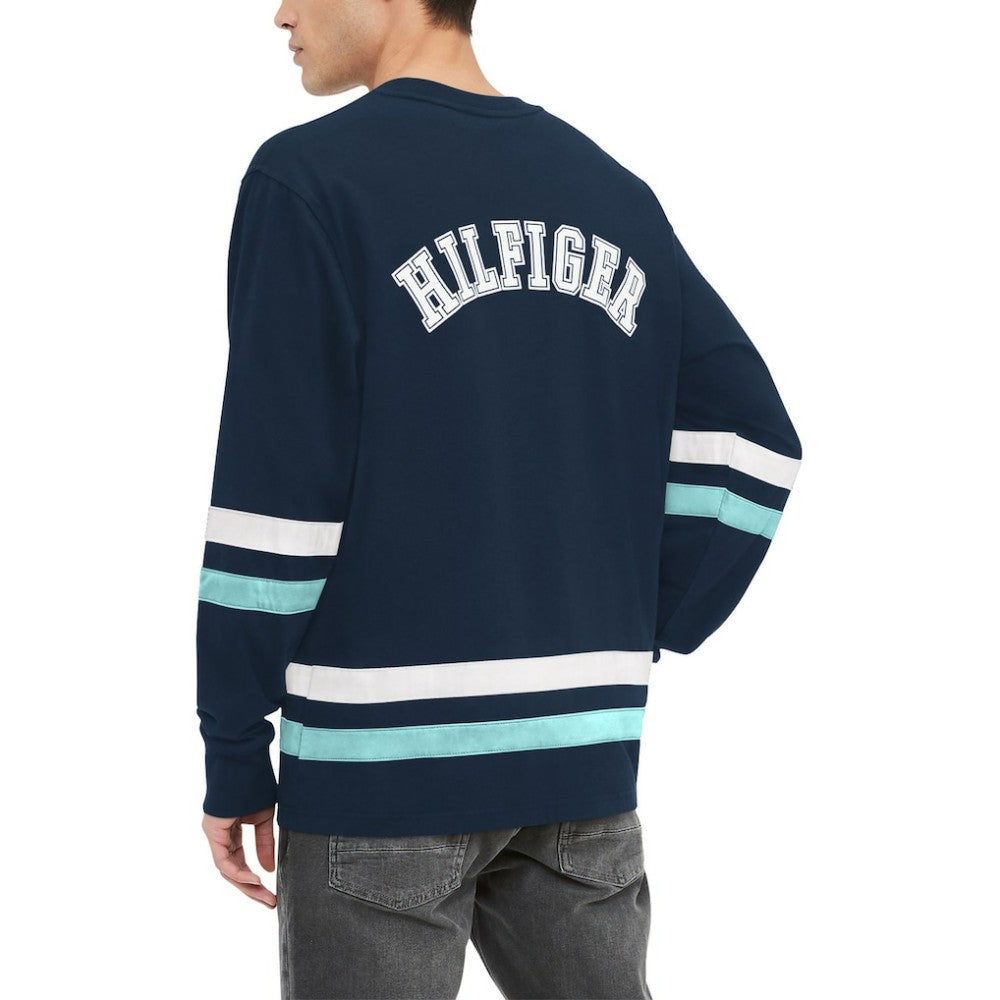 Seattle Kraken Tommy Hilfiger Nolan Long Sleeve T-Shirt - Navy | NHL Lifestyle