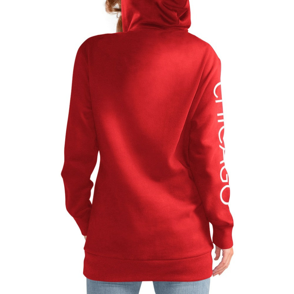 Chicago Blackhawks G-III 4Her by Carl Banks Women's Overtime Pullover Hoodie - Red | NHL online