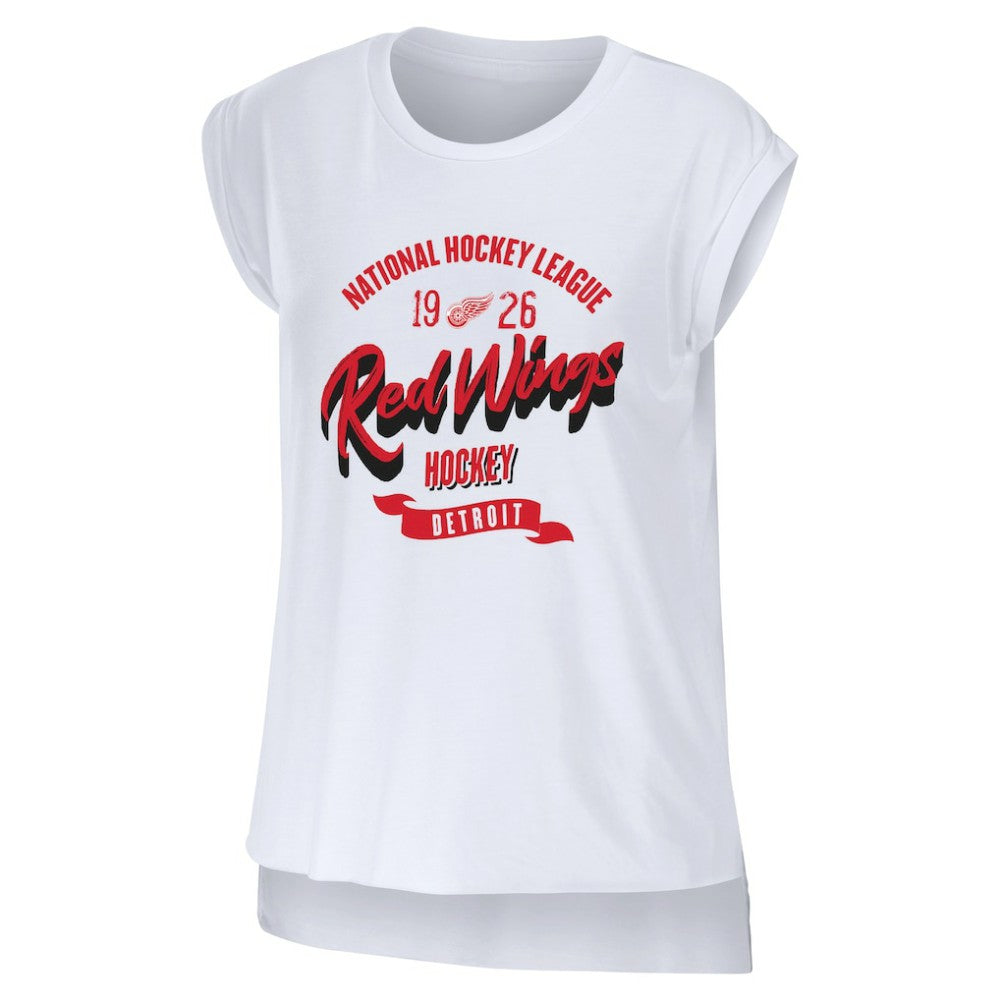 Detroit Red Wings WEAR by Erin Andrews Women's Domestic Tank Top - White | NHL discount