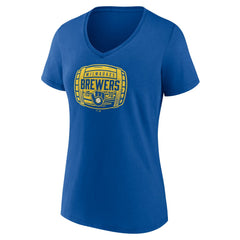 Milwaukee Brewers Women's Hometown Collection Barrel V-Neck T-Shirt Discount